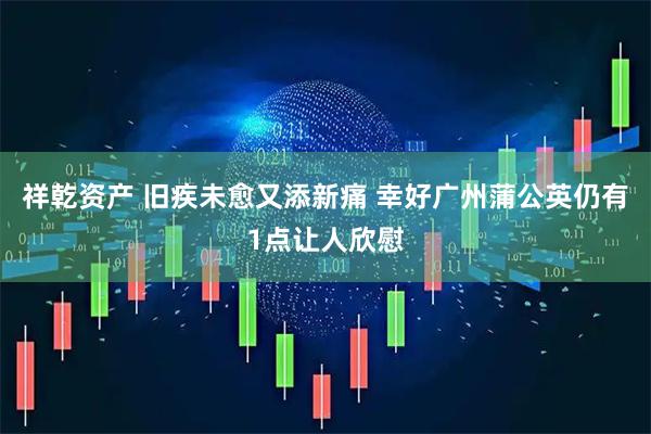 祥乾资产 旧疾未愈又添新痛 幸好广州蒲公英仍有1点让人欣慰