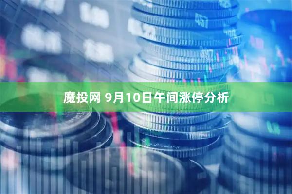 魔投网 9月10日午间涨停分析